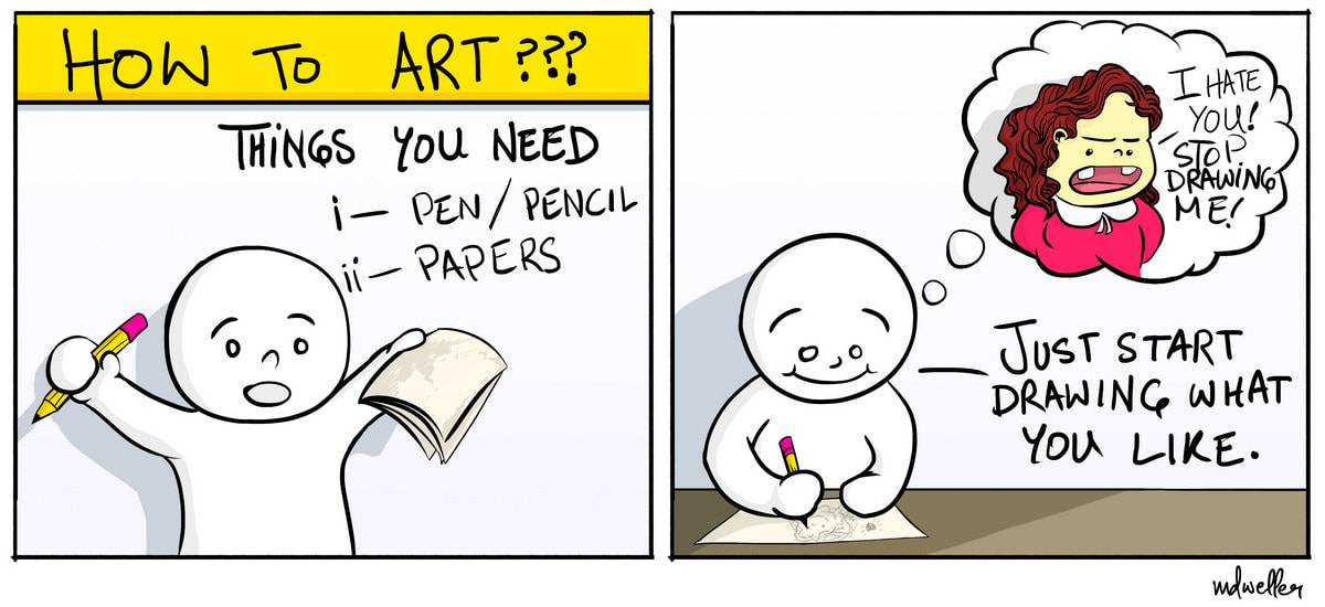 How To Draw Art Tutorial By Mdweller (2016)